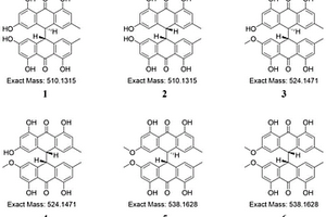何首乌中6种二蒽酮类化合物的检测方法