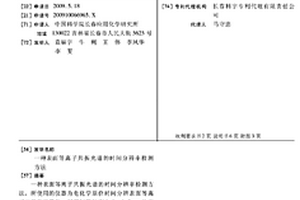 表面等离子共振光谱的时间分辨率检测方法