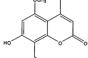 一个新的香豆素类活性成分及其制备方法与应用