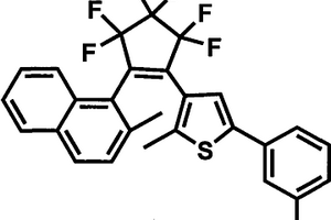 光致变色萘环-噻吩混联型全氟环戊烯化合物及合成方法和应用