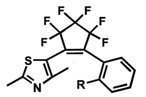 光致变色噻唑六元环混联型不对称全氟环戊烯化合物及制备方法和应用