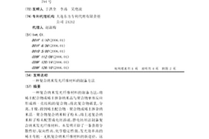 复合纳米发光纤维材料的制备方法