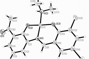 2-羟基苯乙酮衍生物席夫碱镍配合物Ni(dcah)DMA及合成方法