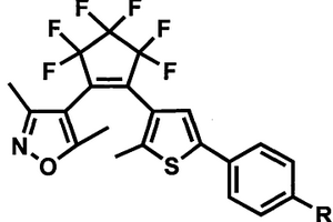 光致变色异噁唑噻吩混联型全氟环戊烯化合物及合成方法和应用