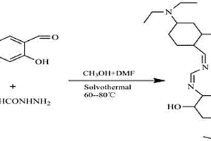 4-(二乙氨基)-水杨醛缩水合肼双希夫碱的原位合成方法