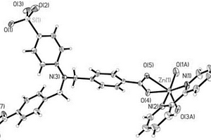 4‑(N,N′‑双(4‑羧基苄基)氨基)苯磺酸锌配合物及合成方法