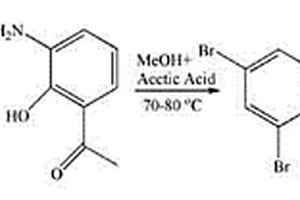 2-羟基-3-(2-羟基-3,5-二溴亚苯甲胺)苯乙酮及合成方法
