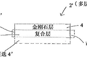 包括金刚石层以及金刚石和碳化硅以及任选的硅的复合层的基板