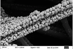 二硫化钼/金纳米颗粒混合结构的生物传感器材料及其制备方法