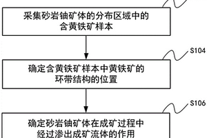 砂岩铀矿黄铁矿硫同位素示踪渗出成矿流体的方法