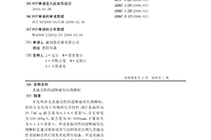 表面改性的超顺磁氧化物颗粒