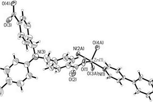 甲苯与4,4′‑联吡啶构筑的锌配合物及合成方法