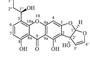 口山酮类化合物及其分离方法和应用