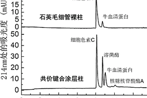 抗蛋白吸附毛细管电泳共价键合涂层柱的制备方法