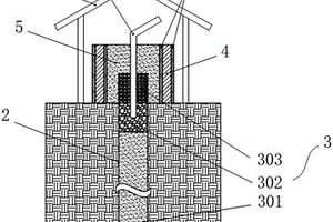 钻孔套管式断层气观测井结构