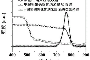 甲胺铅碘钙钛矿单晶纳米线的光电探测器及制备方法