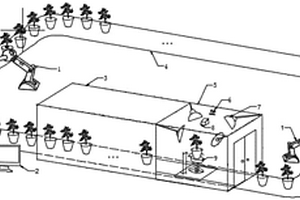 在线诊断并分级作物病害的叶绿素荧光成像系统及方法