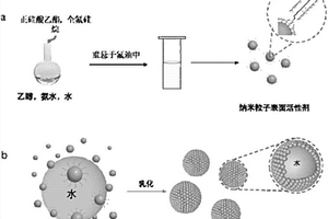 纳米粒子表面活性剂的快速的合成方法及其应用