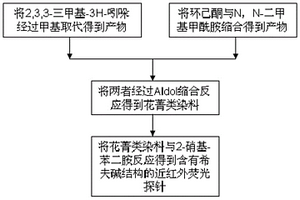 用于识别谷胱甘肽的近红外荧光探针及其制备和应用