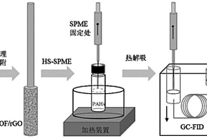 基于COF@rGO杂化材料的固相微萃取探针和制备方法及应用