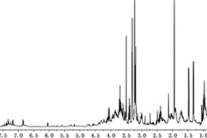 美洲大蠊及其提取物的1H-NMR指纹图谱的构建方法