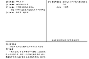 血肽X及其衍生物H及其制备方法和用途