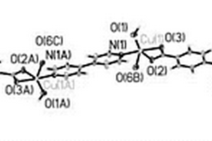 荧光材料4‑(N,N′‑双(4‑羧基苄基)氨基)苯磺酸铜配合物及合成方法