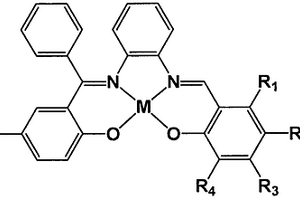 不对称席夫碱金属配合物及其合成方法
