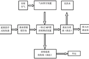 船载式蓝藻打捞浓缩的一体式测试装置