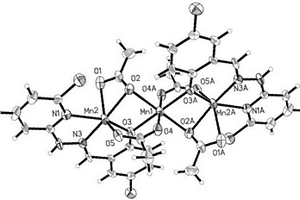 磁性材料5‑溴水杨醛缩‑2‑溴‑6‑肼基吡啶席夫碱锰配合物及合成方法