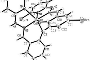 抗癌药物5‑溴水杨醛缩‑2‑溴‑6‑肼基吡啶席夫碱镉配合物及合成方法