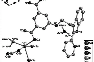 具有荧光性的镉金属有机配合物及其制备方法和应用