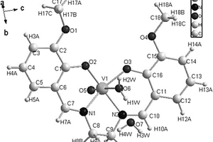 邻香兰素双缩乙二胺钒配合物、合成方法及其应用