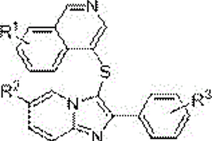 4-咪唑并吡啶基硫异喹啉杂环化合物的合成方法及应用