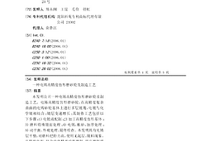 电铸高精度仿形磨砂轮及制造工艺