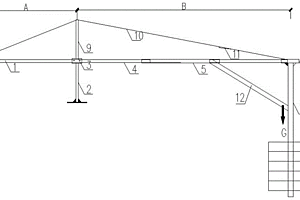 工具式超高构造吊篮悬挂机构安装方法