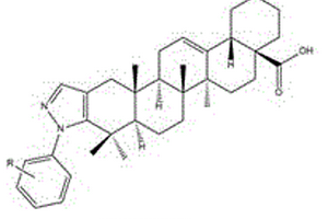 新型芳香基吡唑类齐墩果酸衍生物及其用途