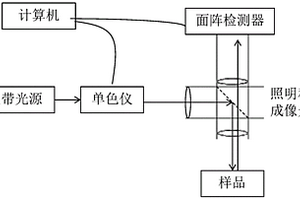 薄膜厚度微区成像的检测装置及方法