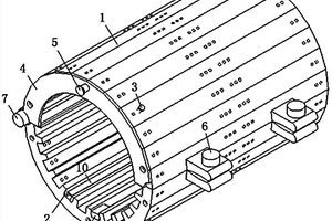 钢花管导波检测用的双环一体式压电片夹持装置