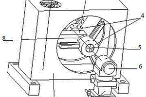 蜗轮蜗杆减速机传动轴座孔轴线的空间垂直度检测装置