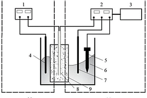 钢筋混凝土加速锈蚀时通电效率的在线监测装置和方法
