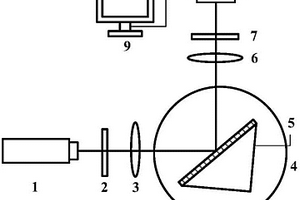 用于测量光自旋霍尔效应分裂位移的装置