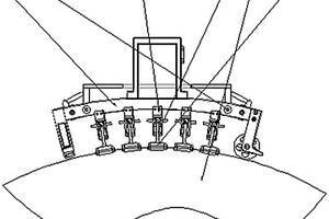 焊接转子的TOFD超声波无损检测自定位夹具