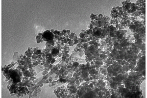 石墨烯负载四氧化三铁磁粉颗粒及其制备方法