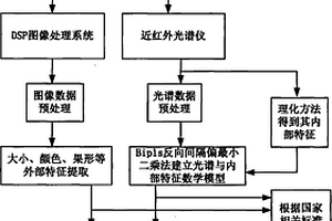 水果内外综合品质在线无损检测方法及装置