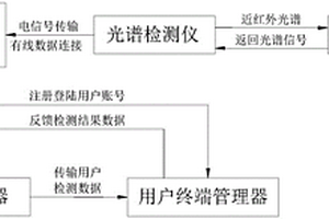 光谱检测系统及其采用有线数据连接的光谱检测仪