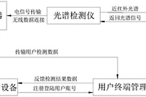 光谱检测系统及其采用无线数据连接的光谱检测仪