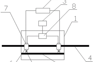 检测端位置可调的谐振型柱端差分非接触电导检测装置