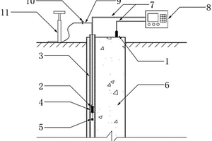 基桩的桩顶、孔中双测点低应变完整性检测装置