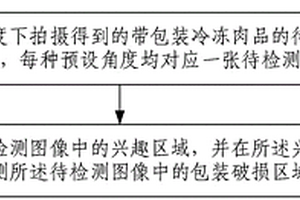 冷冻肉品包装状态的检测方法及装置